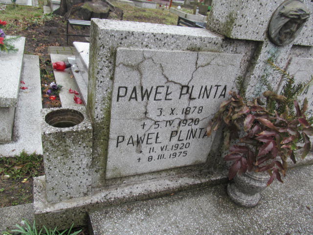 Paweł Plinta 1878 Katowice ewangelicki - Grobonet - Wyszukiwarka osób pochowanych