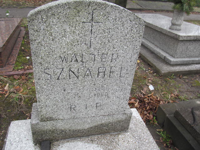 Walter Sznabel 1907 Katowice ewangelicki - Grobonet - Wyszukiwarka osób pochowanych