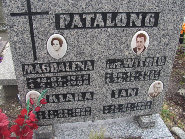 Magdalena Maria Patalong 1928 Katowice ewangelicki - Grobonet - Wyszukiwarka osób pochowanych