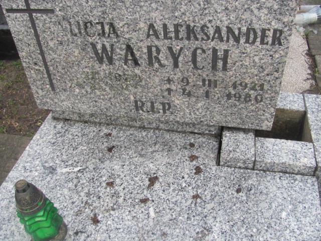 Alicja Barbara Warych 1921 Katowice ewangelicki - Grobonet - Wyszukiwarka osób pochowanych