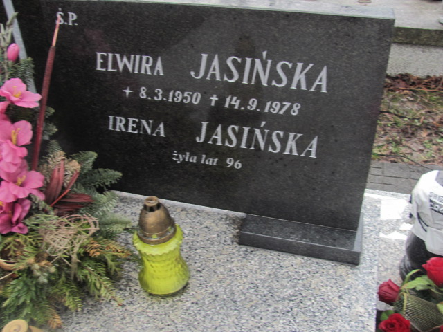 Elwira Jasińska 1950 Katowice ewangelicki - Grobonet - Wyszukiwarka osób pochowanych