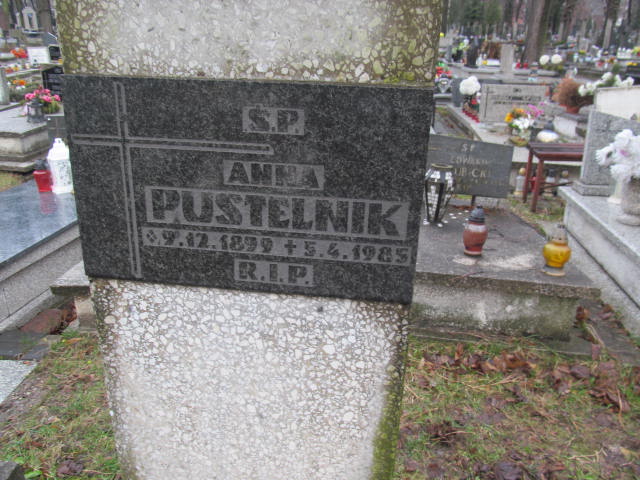 Anna Pustelnik 1889 Katowice ewangelicki - Grobonet - Wyszukiwarka osób pochowanych