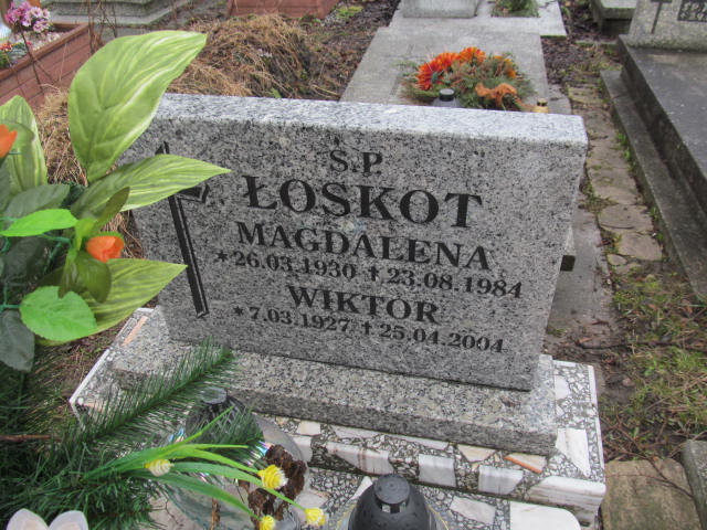 Magdalena Łoskot 1930 Katowice ewangelicki - Grobonet - Wyszukiwarka osób pochowanych