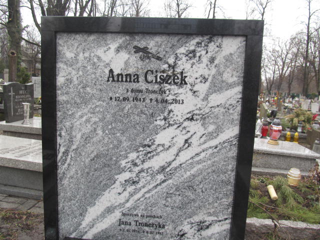 Anna Ciszek 1943 Katowice ewangelicki - Grobonet - Wyszukiwarka osób pochowanych