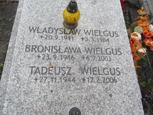 Tadeusz Władysław Wielgus 1944 Katowice ewangelicki - Grobonet - Wyszukiwarka osób pochowanych