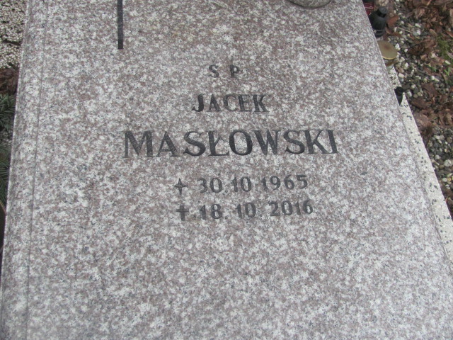 Jacek Wojciech Masłowski 1965 Katowice ewangelicki - Grobonet - Wyszukiwarka osób pochowanych