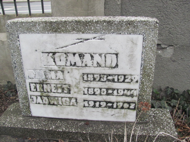 Emma Komand 1892 Katowice ewangelicki - Grobonet - Wyszukiwarka osób pochowanych