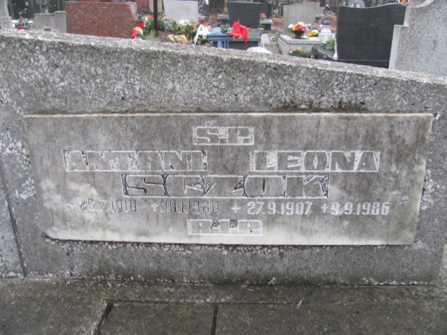 Antoni Szczok 1910 Katowice ewangelicki - Grobonet - Wyszukiwarka osób pochowanych