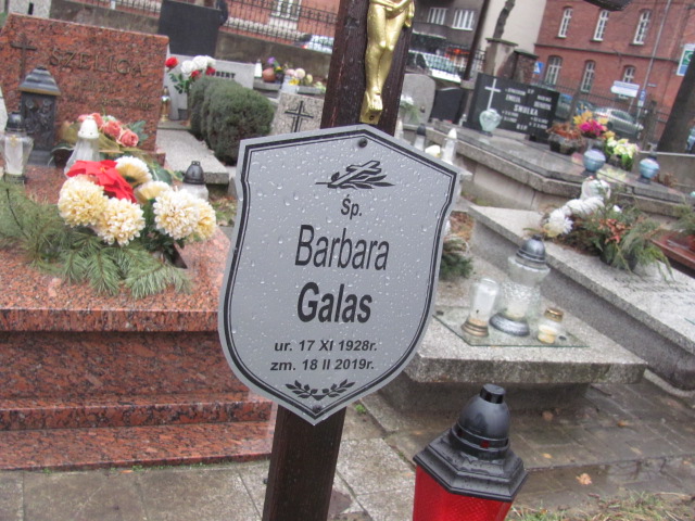 Barbara Galas 1928 Katowice ewangelicki - Grobonet - Wyszukiwarka osób pochowanych