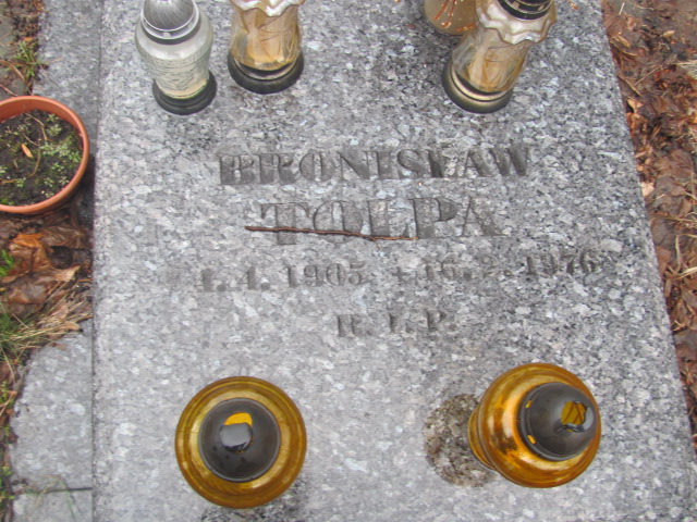 Bronisław Tolpa 1905 Katowice ewangelicki - Grobonet - Wyszukiwarka osób pochowanych