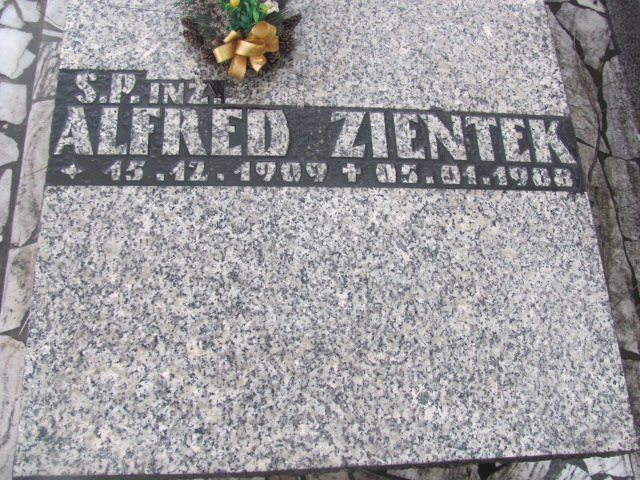 Alfred Zientek 1909 Katowice ewangelicki - Grobonet - Wyszukiwarka osób pochowanych