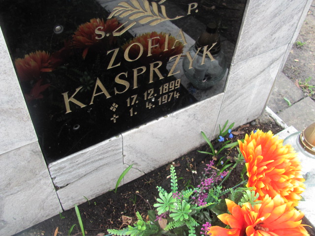 Zofia Kasprzyk 1899 Katowice ewangelicki - Grobonet - Wyszukiwarka osób pochowanych