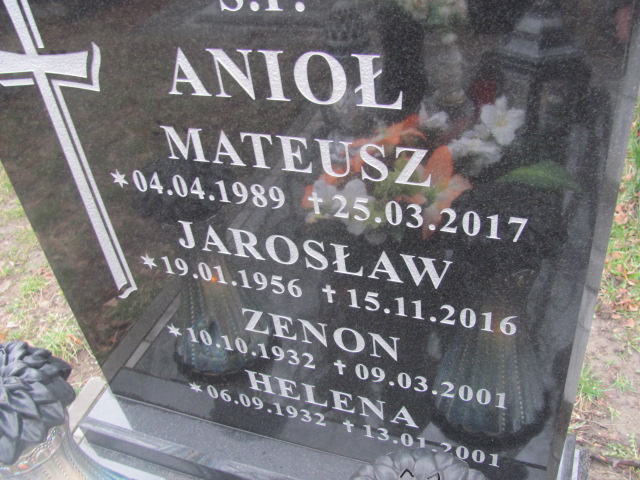 Mateusz Anioł 1989 Katowice ewangelicki - Grobonet - Wyszukiwarka osób pochowanych