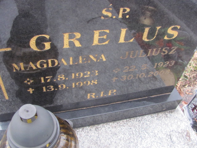 Magdalena Amalia Grelus 1923 Katowice ewangelicki - Grobonet - Wyszukiwarka osób pochowanych