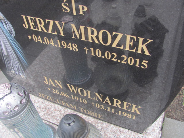 Jerzy Józef Mrozek 1948 Katowice ewangelicki - Grobonet - Wyszukiwarka osób pochowanych