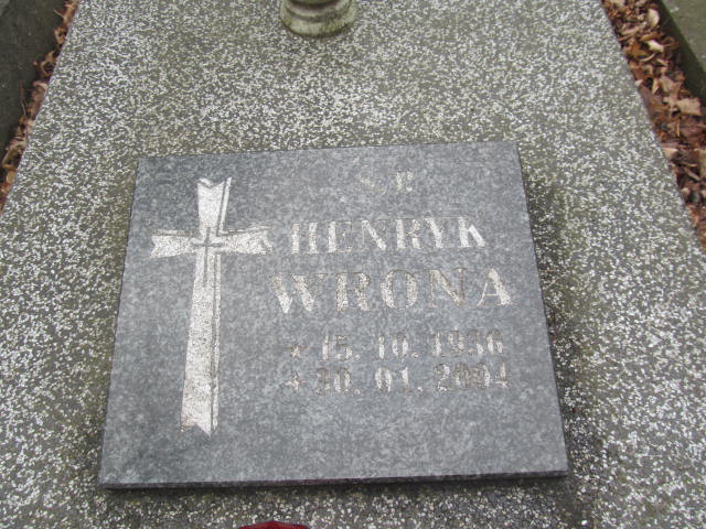 Henryk Wojciech Wrona 1936 Katowice ewangelicki - Grobonet - Wyszukiwarka osób pochowanych