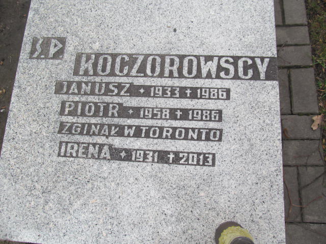 Piotr Koczorowski 1957 Katowice ewangelicki - Grobonet - Wyszukiwarka osób pochowanych