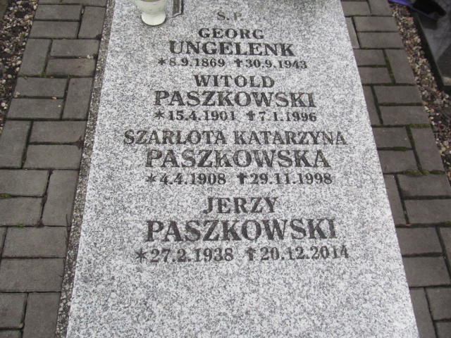 Jerzy Paszkowski 1938 Katowice ewangelicki - Grobonet - Wyszukiwarka osób pochowanych