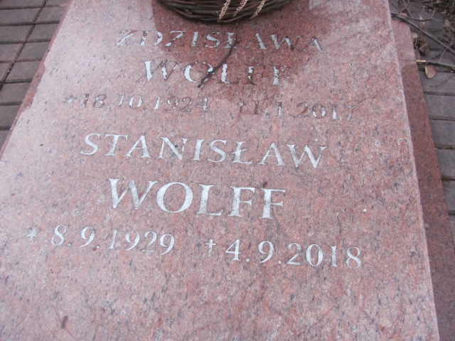 Zdzisława Helena Wolff 1924 Katowice ewangelicki - Grobonet - Wyszukiwarka osób pochowanych