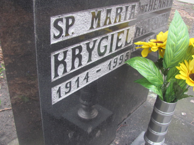 Maria Krygiel 1914 Katowice ewangelicki - Grobonet - Wyszukiwarka osób pochowanych