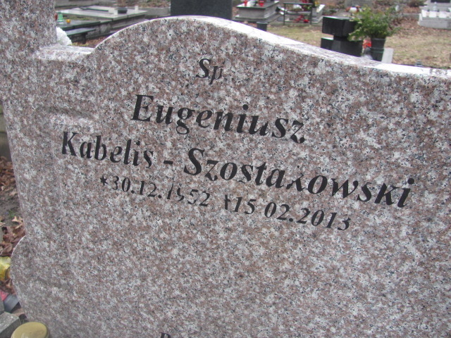 EUGENIUSZ JANUSZ Kabelis Szostakowski 1952 Katowice ewangelicki - Grobonet - Wyszukiwarka osób pochowanych