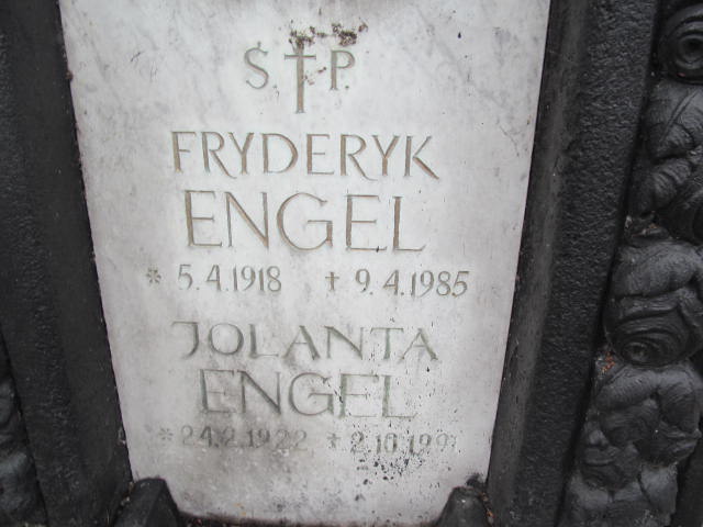 Fryderyk Engel 1918 Katowice ewangelicki - Grobonet - Wyszukiwarka osób pochowanych