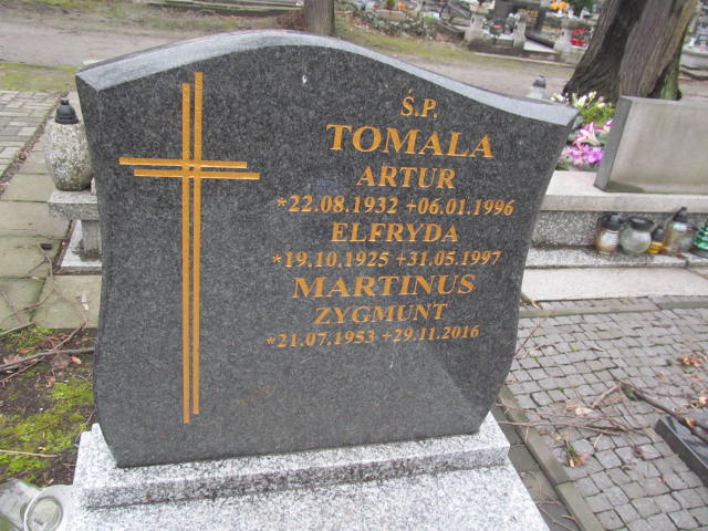 Artur Tomala 1932 Katowice ewangelicki - Grobonet - Wyszukiwarka osób pochowanych