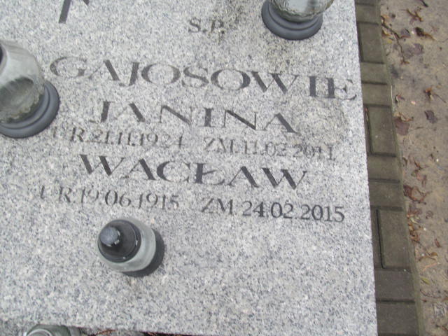 Janina Gajos  1924 Katowice ewangelicki - Grobonet - Wyszukiwarka osób pochowanych